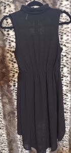 HAVE brand sleeveless cutout dress angled hem